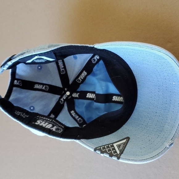 YUMS distressed lt blue denim baseball hat  Adjustable - Picture 6 of 11